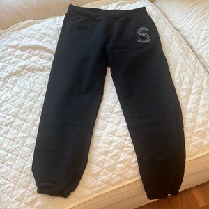 Black Supreme Sweatpants